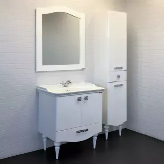 Тумба с раковиной Comforty Монако 00004136578 80 см белый